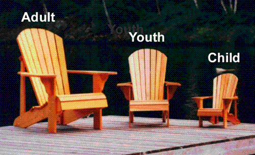Youth adirondack chair plans