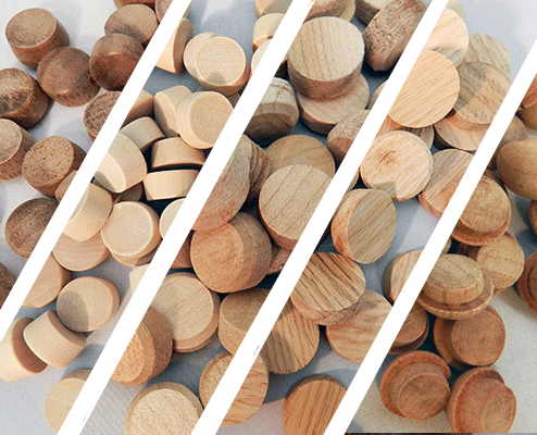 Wood Plugs and Mushroom Buttons - Buy Wood Buttons and Floor Plugs