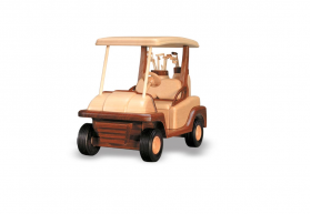 The Golf Cart Woodworking Plan (Approx. 9 inches)