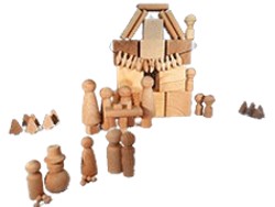 Wooden People, Wooden Peg Dolls, Wooden Pawns