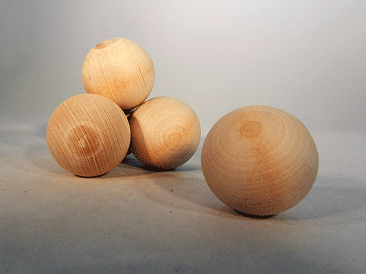 1 Round Wood Ball