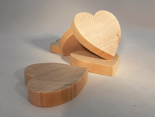2 Wood Heart