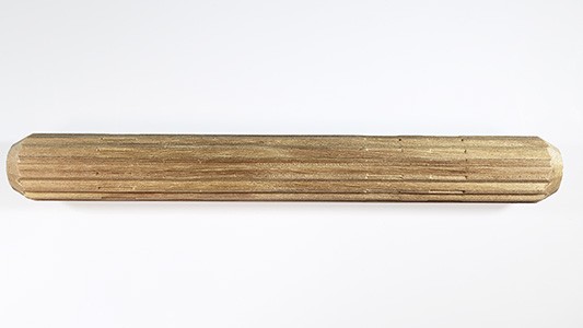 uxcell 0.31x1.18(8x30mm) Wooden Dowel Pin Wood Kiln Dried Fluted Beveled  Hardwood 20pcs