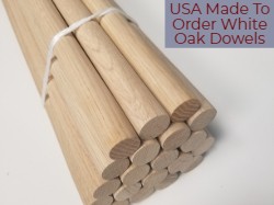 Dowel Rods - Oak - 48-Choose size