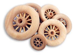 wooden toy wheels wholesale
