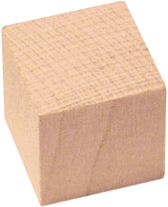 Wood blocks 7/8 inch wooden Cube (Per Bag of 100)