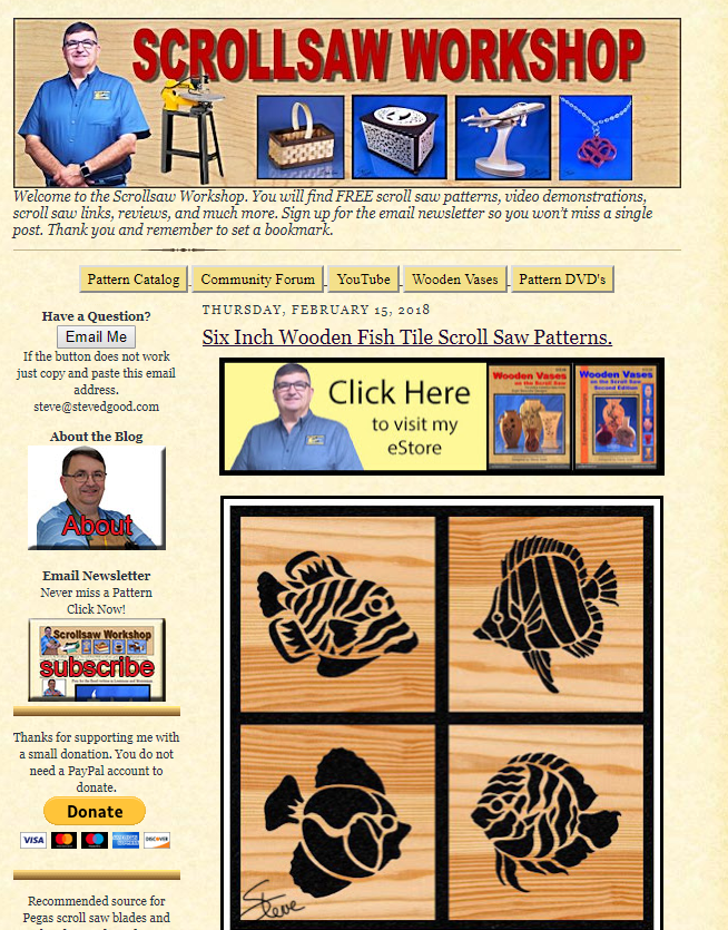 Free Printable Scroll Saw Patterns Steve Good