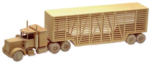 wooden cattle truck