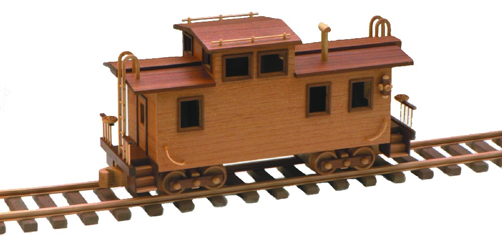 The Caboose Woodworking Pattern (Approx. 14")