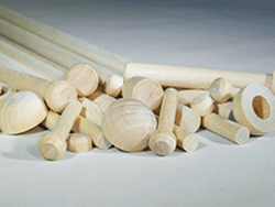 Wood Axle Pegs for Wood Toys | Bear Woods Supply